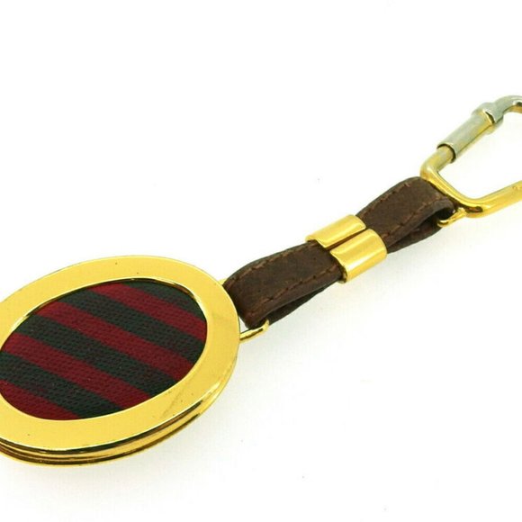Authentic GUCCI Key Ring Sherry Line Gold Bracket - Picture 2 of 10